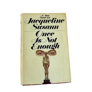 Once Is Not Enough by Jacqueline Susann (1973, HC/DJ) VG Collectible Book‎ C3